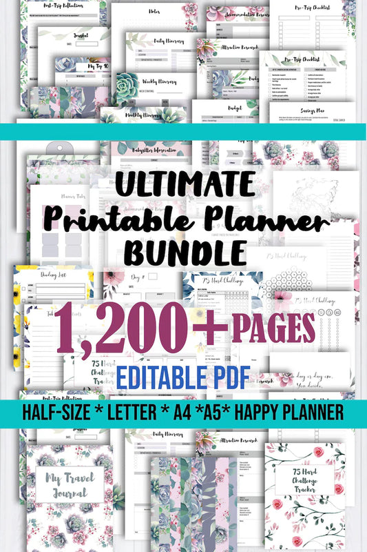 EVERY Printable Planners In The Shop: Printable Planner 2024 | Printable Planner 2024 | Printable Weekly Planner | Printable Monthly Planner