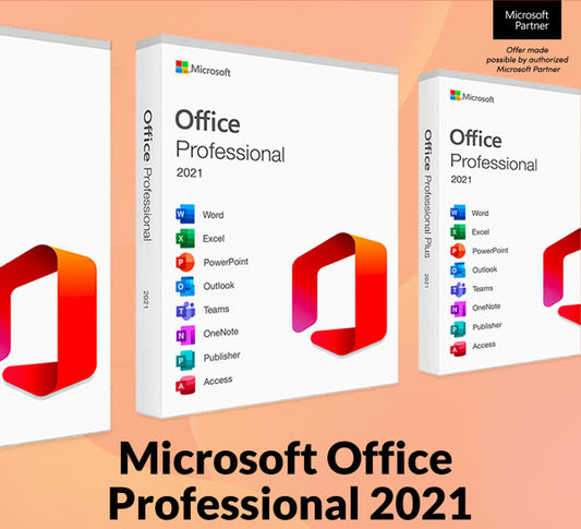 25 X Microsoft Office 2021 Professional Plus